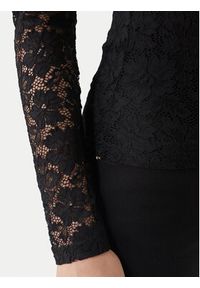 Morgan Bluzka 251-TKISS Czarny Slim Fit. Kolor: czarny. Materiał: syntetyk #4