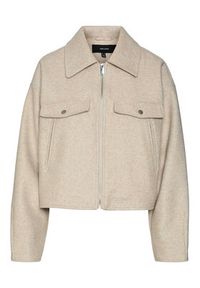 Vero Moda Kurtka przejściowa Fortune 10321977 Beżowy Regular Fit. Kolor: beżowy. Materiał: syntetyk #2