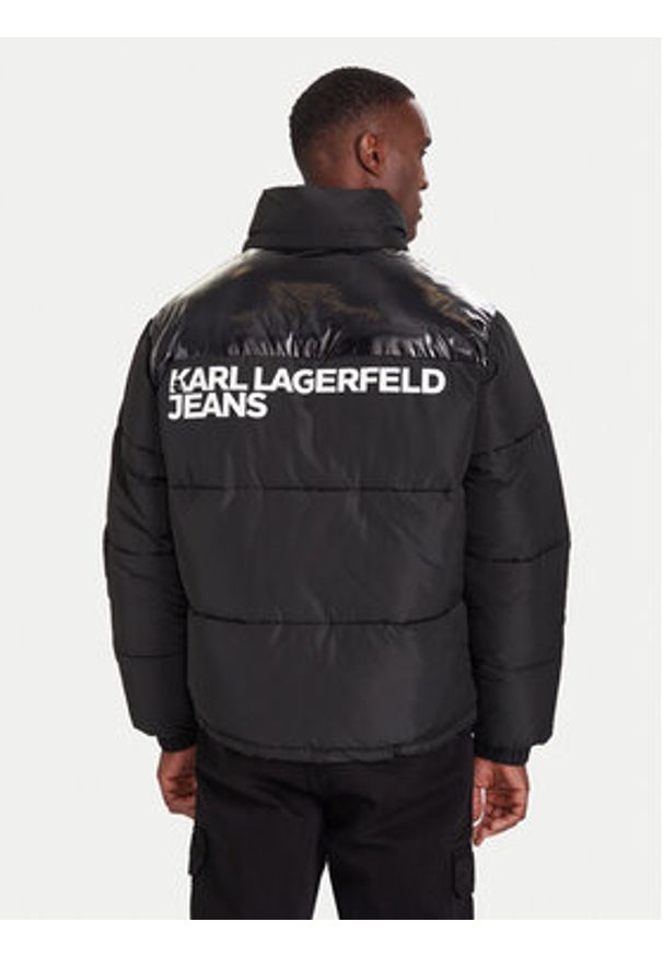 Karl Lagerfeld Jeans Kurtka zimowa A4M15031 Czarny Regular Fit. Kolor: czarny. Materiał: syntetyk. Sezon: zima