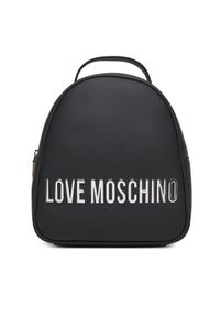 Love Moschino - LOVE MOSCHINO Plecak JC4197PP0NKD000B Czarny. Kolor: czarny. Materiał: skóra