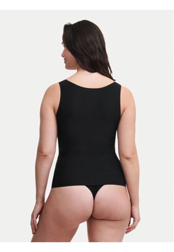 Chantelle Top Soft Stretch C26460 Czarny Regular Fit. Kolor: czarny. Materiał: syntetyk