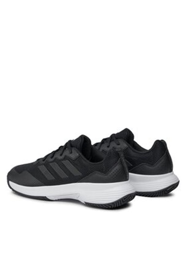 Adidas - adidas Buty do tenisa Gamecourt 2.0 Tennis IG9567 Czarny. Kolor: czarny. Materiał: materiał. Sport: tenis