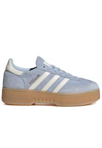 Adidas - Buty damskie adidas Originals Handball Spezial Bold IH9192 - niebieskie. Okazja: na co dzień. Zapięcie: sznurówki. Kolor: niebieski. Materiał: zamsz, guma, skóra. Szerokość cholewki: normalna. Sport: piłka ręczna #1