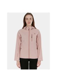 FUNDANGO - Płaszcz przeciwdeszczowy damski Fundango Piora. Kolor: różowy. Materiał: poliester. Sport: turystyka piesza #1