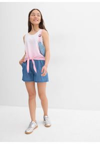 bonprix - Top (2 szt.) z czystej bawełny organicznej. Kolor: różowy. Materiał: bawełna. Sezon: lato #2