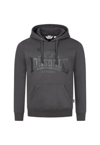 Bluza z kapturem Lonsdale Go Sport 2. Typ kołnierza: kaptur. Kolor: brązowy, szary, wielokolorowy #1
