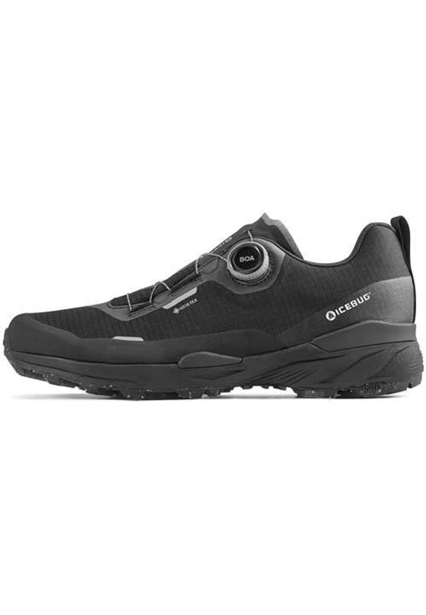 Buty do chodzenia męskie Icebug Rover 2 Rb9x Gtx. Kolor: czarny. Materiał: syntetyk, materiał. Szerokość cholewki: normalna. Sport: turystyka piesza