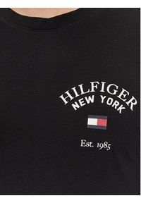 TOMMY HILFIGER - Tommy Hilfiger Longsleeve Arch Varsity MW0MW34252 Czarny Regular Fit. Kolor: czarny. Materiał: bawełna. Długość rękawa: długi rękaw