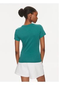 Tommy Jeans T-Shirt Essential Logo DW0DW18140 Zielony Slim Fit. Kolor: zielony. Materiał: bawełna, syntetyk #5