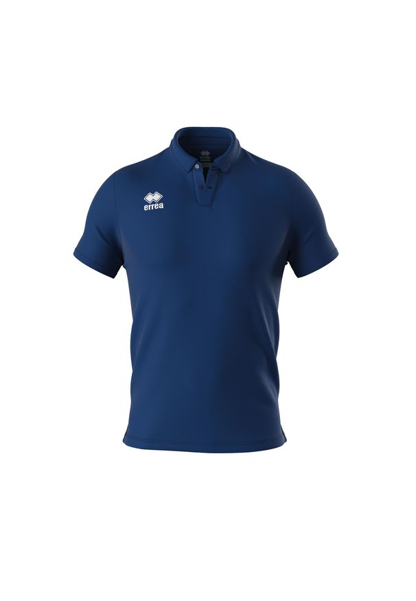 ERREA - Polo Errea Alex. Typ kołnierza: polo. Kolor: niebieski. Materiał: materiał. Styl: sportowy