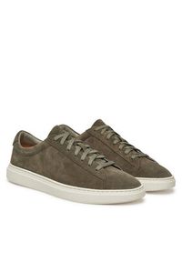 BOSS Sneakersy Kieran_Tenn_sd 50541868 Khaki. Kolor: brązowy. Materiał: skóra, zamsz #3