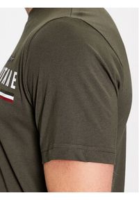 Aeronautica Militare T-Shirt 232TS1942J538 Khaki Regular Fit. Kolor: brązowy. Materiał: bawełna