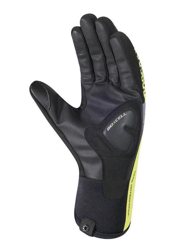 CHIBA - Rękawiczki sportowe unisex Chiba Bioxcell Wamr Winter z wodoodporną membraną. Kolor: czarny, żółty, wielokolorowy. Sezon: zima. Sport: kolarstwo