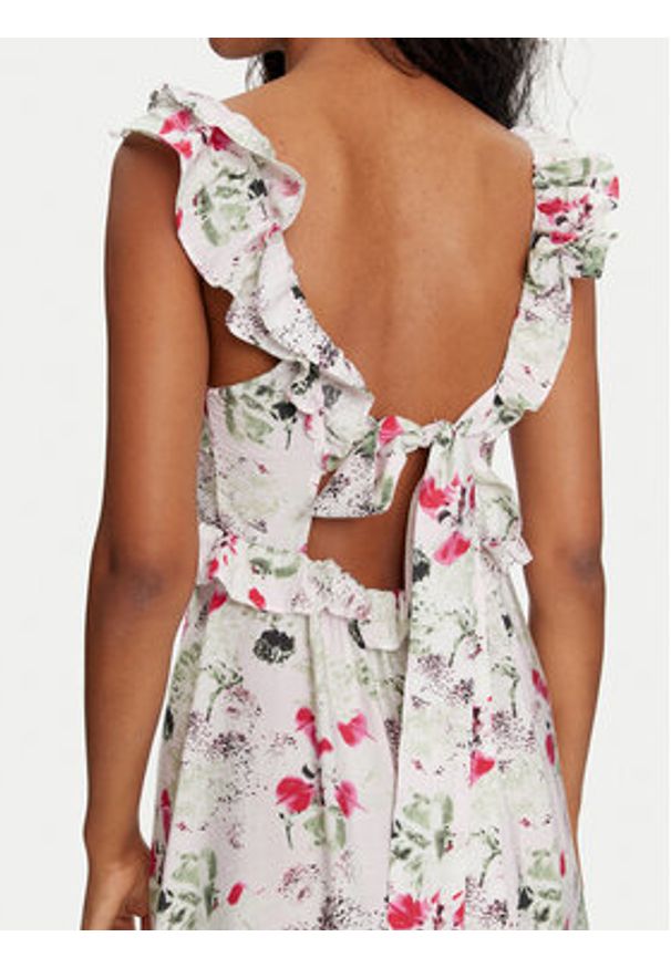 Vero Moda Sukienka letnia Miranda 10326420 Kolorowy Regular Fit. Materiał: wiskoza. Wzór: kolorowy. Sezon: lato