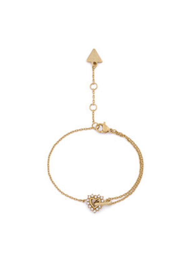 Guess Bransoletka JUBB05 534JW Złoty. Materiał: metalowe. Kolor: złoty