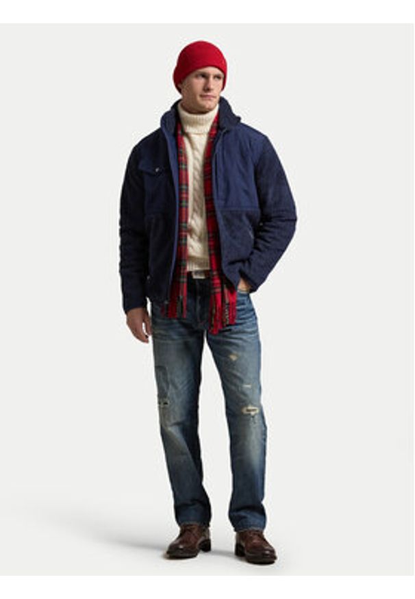 Polo Ralph Lauren Kurtka przejściowa 710850412018 Granatowy Regular Fit. Typ kołnierza: polo. Kolor: niebieski. Materiał: syntetyk