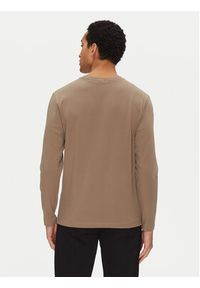 BOSS Longsleeve Togn 50534336 Brązowy Regular Fit. Kolor: brązowy. Materiał: bawełna. Długość rękawa: długi rękaw #4