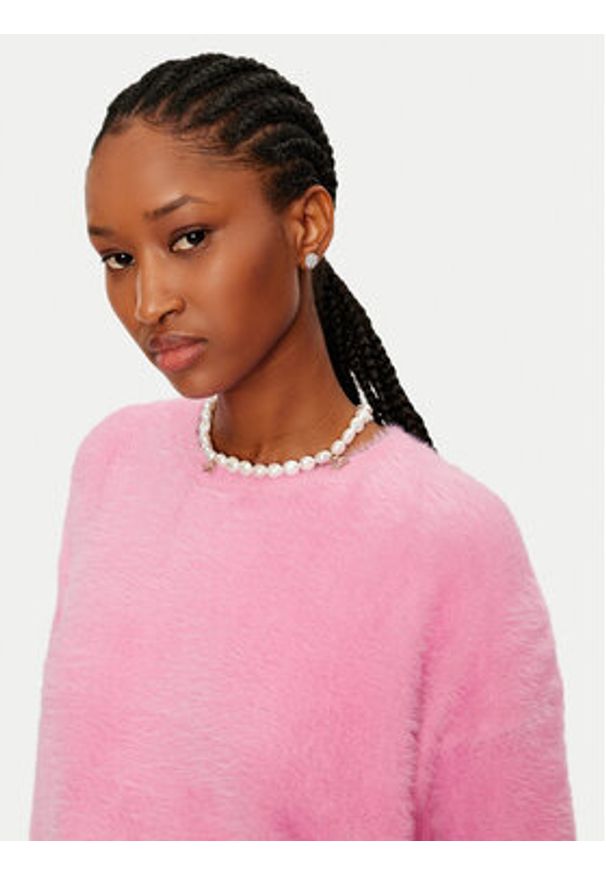 Vero Moda Sweter Alina 10311209 Różowy Regular Fit. Kolor: różowy. Materiał: syntetyk