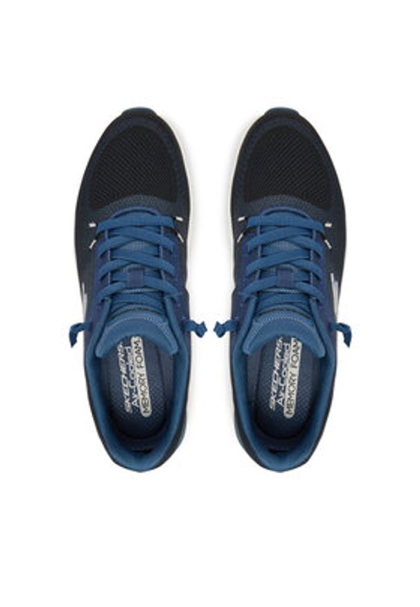 skechers - Skechers Sneakersy Glide-Step Pro 233132/BKBL Czarny. Kolor: czarny. Materiał: materiał