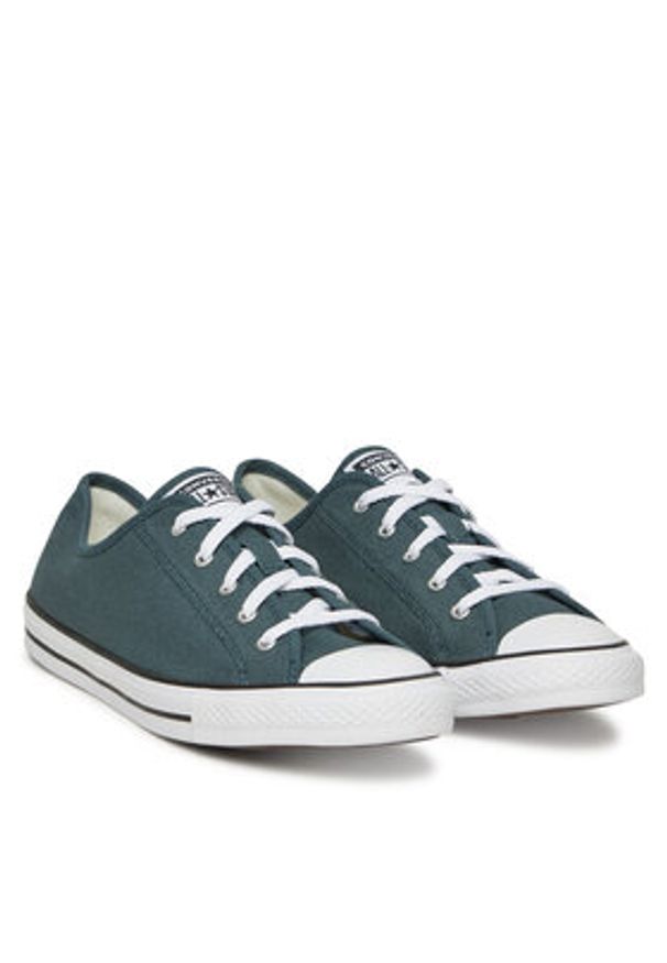 Converse Trampki Chuck Taylor All Star Dainty A12566C Zielony. Kolor: zielony. Materiał: materiał