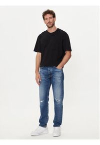 GAP - Gap T-Shirt 507947-08 Czarny Regular Fit. Kolor: czarny. Materiał: syntetyk, bawełna #4