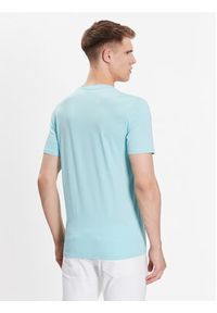 BOSS - Boss T-Shirt 50481923 Błękitny Regular Fit. Kolor: niebieski. Materiał: bawełna #3