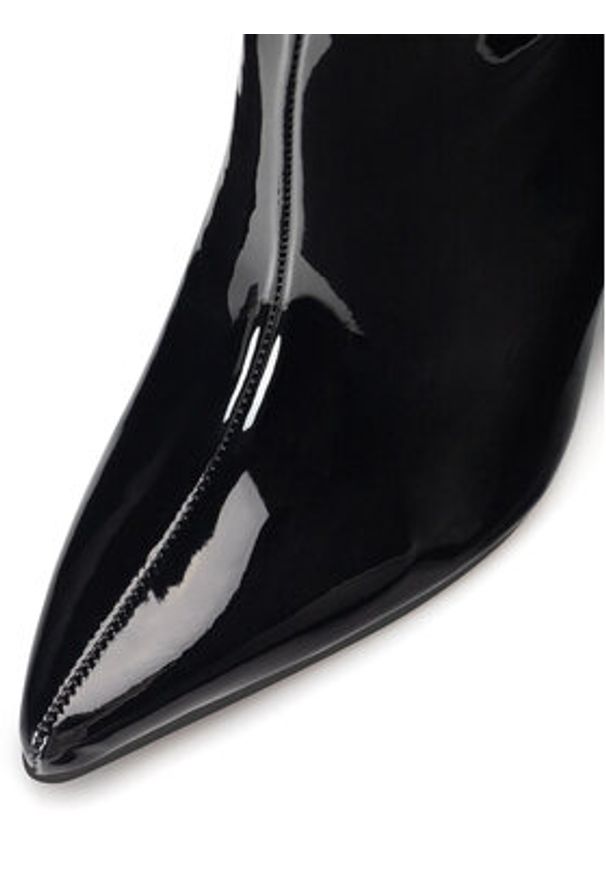 Nine West Kozaki SJ3645-1 Czarny. Kolor: czarny. Materiał: materiał