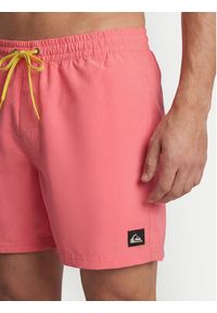 Quiksilver Szorty kąpielowe Everyday Solid Volley 15 EQYJV04120 Zielony Regular Fit. Kolor: pomarańczowy. Materiał: syntetyk #2