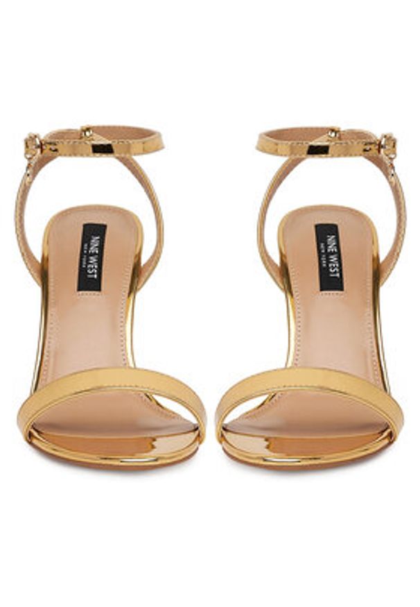 Nine West Sandały S2S15503 Złoty. Kolor: złoty. Materiał: materiał, syntetyk