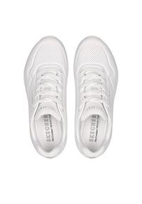skechers - Skechers Sneakersy Uno-stand On Air 73690/W Biały. Kolor: biały. Materiał: skóra #5