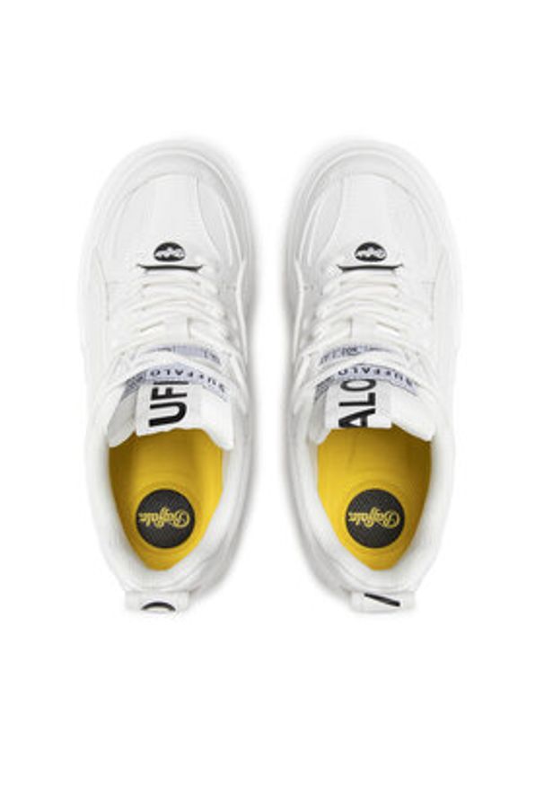Buffalo Sneakersy Gldr Ct BN1622109 Biały. Kolor: biały. Materiał: skóra
