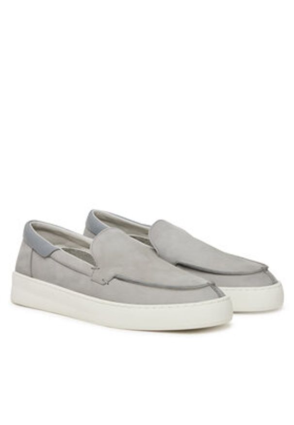 Filling Pieces Półbuty Signature Loafer 79128261878 Szary. Kolor: szary. Materiał: skóra