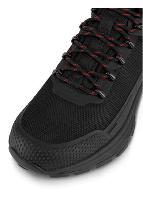 Hunter Trekkingi H8-138 Czarny. Kolor: czarny. Materiał: materiał. Sport: turystyka piesza