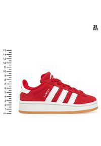 Adidas - adidas Sneakersy Campus 00s JI4329 Czerwony. Kolor: czerwony. Materiał: zamsz, skóra. Model: Adidas Campus #5