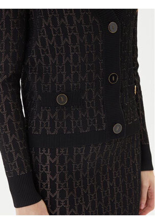 Marciano Guess Kardigan 5YGR06 5877Z Czarny Regular Fit. Kolor: czarny. Materiał: wiskoza