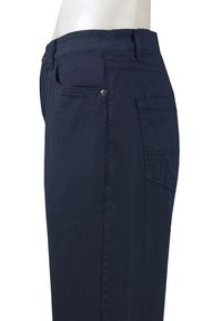 Męskie, Bawełniane Chinosy - Brave Soul - Granatowe. Okazja: do pracy, na spotkanie biznesowe. Kolor: niebieski. Materiał: elastan, bawełna. Styl: biznesowy, klasyczny #2