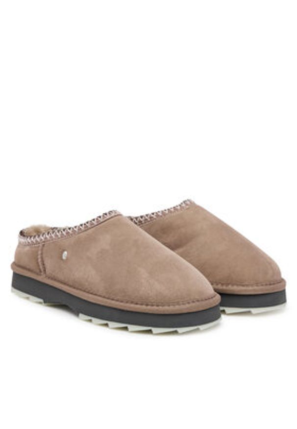 EMU Australia Śniegowce Sharky Scuff W13179 Brązowy. Kolor: brązowy. Materiał: skóra