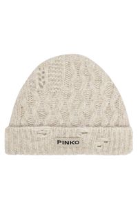 Pinko - PINKO Czapka 104476 A28Y Beżowy. Kolor: beżowy. Materiał: wełna #1