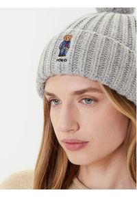 Polo Ralph Lauren Czapka 455936112001 Szary. Kolor: szary. Materiał: wełna, materiał #3