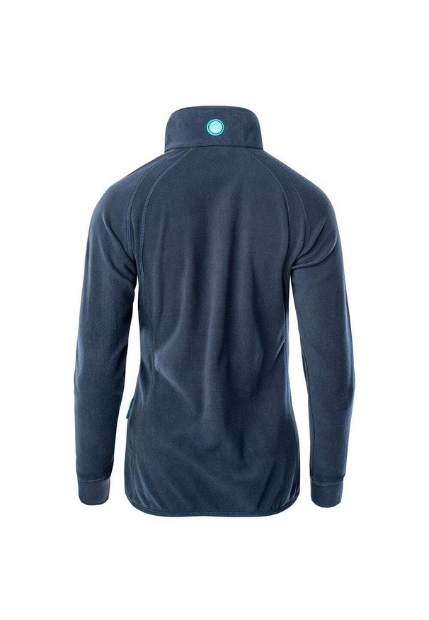 Elbrus - Damska Bluza Polarowa Rivoli. Kolor: niebieski. Materiał: polar. Sezon: zima. Sport: turystyka piesza