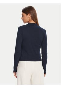TOMMY HILFIGER - Tommy Hilfiger Sweter Cody WW0WW47307 Granatowy Slim Fit. Kolor: niebieski. Materiał: bawełna