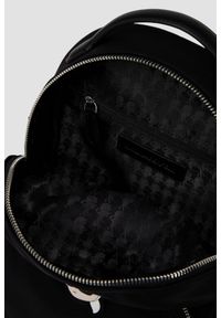 Karl Lagerfeld - KARL LAGERFELD Czarny damski plecak Ikon Nylon Sm. Kolor: czarny. Materiał: nylon #6