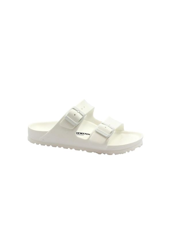 Klapki damskie Birkenstock Arizona Eva. Kolor: biały. Materiał: syntetyk, materiał. Styl: sportowy