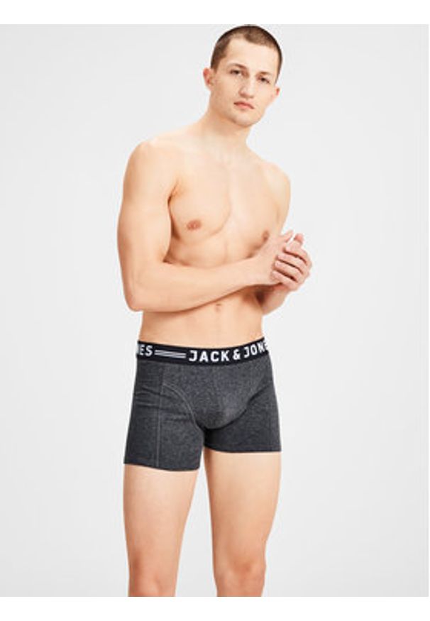 Jack & Jones - Jack&Jones Komplet 3 par bokserek Lichfield 12113943 Kolorowy. Materiał: bawełna. Wzór: kolorowy