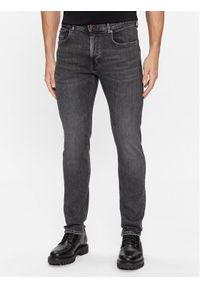 TOMMY HILFIGER - Tommy Hilfiger Jeansy Bleecker MW0MW32086 Szary Slim Fit. Kolor: szary