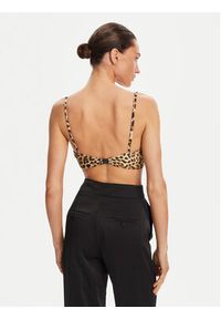NORMA KAMALI Góra od bikini KK324YPL325656 Brązowy. Kolor: brązowy. Materiał: syntetyk #5