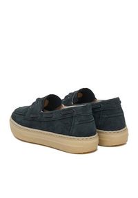 Rieker Mokasyny L5905-14 Granatowy. Kolor: niebieski. Materiał: zamsz, skóra #7