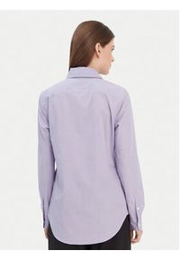 Polo Ralph Lauren Koszula 211941509003 Fioletowy Slim Fit. Typ kołnierza: polo. Kolor: fioletowy. Materiał: bawełna #4