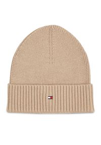 TOMMY HILFIGER - Czapka Tommy Hilfiger. Kolor: beżowy #1