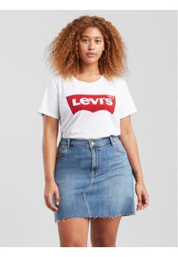 Levi's® T-Shirt The Perfect Graphic 357900000 Biały Regular Fit. Kolor: biały